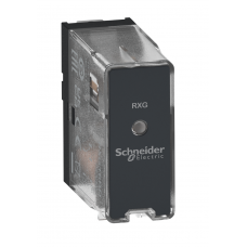 RXG16BD - Интерфейсное реле RXG, Ie-10 A, Uc-24 В DC, 1 C/O, LED, Schneider Electric