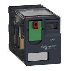 RXM3AB1B7 - Промежуточное реле RXM, Ie-10 A, Uc-24 В AC, 3 C/O, кнопка тест, Schneider Electric