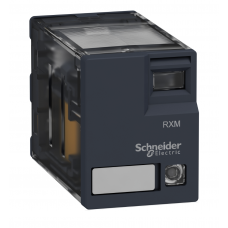 RXM4AB3B7 - Промежуточное реле RXM, Ie-6 A, Uc-24 В AC, 4 C/O, LED, Schneider Electric