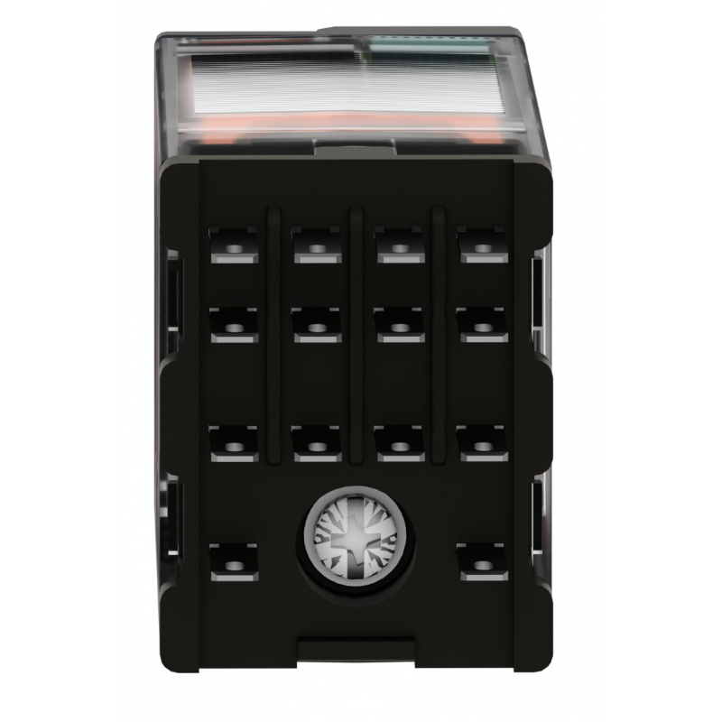 RXM4GB2BD - Промежуточное реле RXM слаботочное, Ie-3 A, Uc-24 В DC, 4 C/O, LED, кнопка тест, Schneider Electric