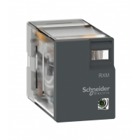 RXM4LB1B7 - Промежуточное реле RXM, Ie-3 A, Uc-24 В AC, 4 C/O, Schneider Electric