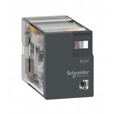 RXM4LB1BD - Промежуточное реле RXM, Ie-3 A, Uc-24 В DC, 4 C/O, Schneider Electric