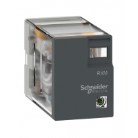 RXM4LB2CD - Промежуточное реле RXM, Ie-3 A, Uc-36 В DC, 4 C/O, LED, Schneider Electric