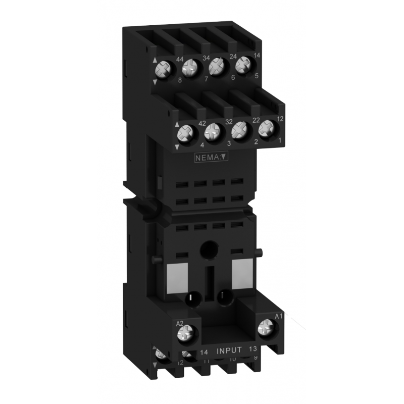 RXZE2M114M - розетка для реле типа RXM3, Schneider Electric
