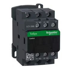 LC1D09P7 - Контактор Tesys D, In-9 A, 4 кВт, Uc-230 В AC, 1NO+1NC, Schneider Electric