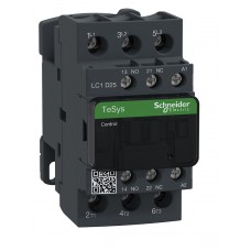 LC1D25E7 - Контактор Tesys D, In-25 A, 11 кВт, Uc-48 В AC, 1NO+1NC, Schneider Electric
