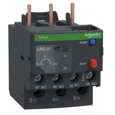 LRD07 - Тепловое реле Tesys D для контакторов LC1D09-LC1D32, Ir-1.6-2.5 А, Schneider Electric