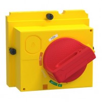 LV429339T – Стандартная красно-желтая поворотная рукоятка для NSX100-250, Schneider Electric