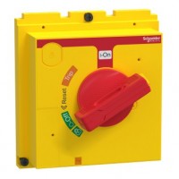 LV432599T – Стандартная красно-желтая поворотная рукоятка для NSX400/630, Schneider Electric