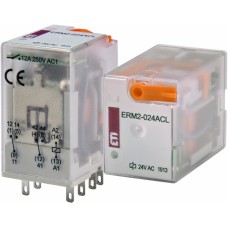 2473003 - Промежуточное реле ERM2, In-12 A, 2 C/O, Uc-24 В AC (LED), ETI