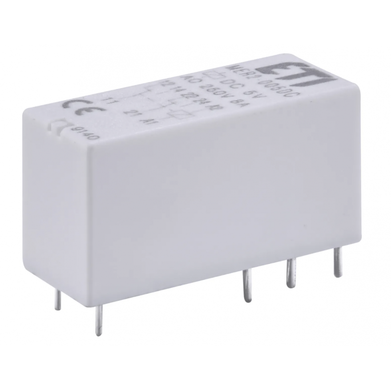 2473030 - Миниатюрное промежуточное реле MER2, In-8 A, 2 C/O, Uc-5 В DC, ETI