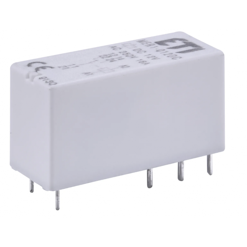 2473046 - Промежуточное реле MER1, In-16 A, 1 C/O, Uc-12 В DC, 16 A, ETI