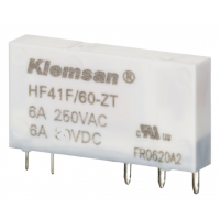 0.0.0.0.95041 - Промежуточное реле SLIM TIP, Ie-6 A, Uc-24 В DC, 1 C/O, Klemsan