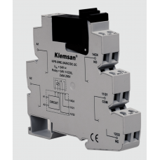 0.0.0.2.72524 - Промежуточное реле KPR-SWE  в сборе с цоколем (винтовые зажимы), Ie-8 A, Uc-12 В DC, 2 C/O, Klemsan