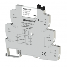 0.0.0.2.70850 - Промежуточное реле KPR-SWE  в сборе с цоколем (винтовые зажимы), Ie-6 A, Uc-230 В AC/DC, 1 C/O, Klemsan