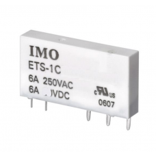 ETS-1CN-SL-24VDC - Промежуточное реле ETS, Ie-6 A, Uc-24 В DC, 1 C/O, IMO