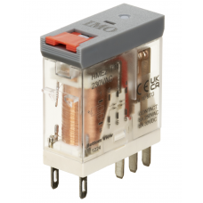 HME21PN230AC - Компактное промежуточное реле HME, Ie-8 A, Uc-230 В AC, 2 C/O, LED, кнопка тест, IMO