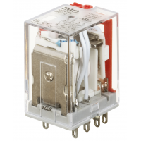 Промежуточное реле HYE, Ie-5 A, Uc-240 В AC, 4 C/O, LED, кнопка тест, IMO (HYE41PN240AC)