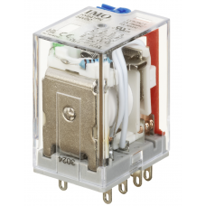 HYE41PN24DC - Промежуточное реле HYE, Ie-5 A, Uc-24 В DC, 4 C/O, LED, кнопка тест, IMO