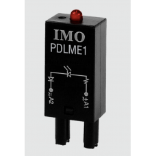 PDLME1 - Модуль защиты и индикации, Uc 6…24 В AC/DC, для SRNE2-D/S; SRNE3-D; SRNE4-D/S, IMO