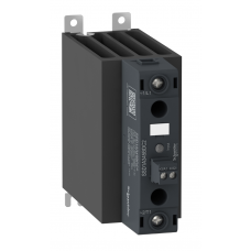 SSD1A360BDC2 - Твердотельное реле (1-фазное, 60А, DIN-рейка, винтовые клеммы, 4-32VDC/48-600VAC) Schneider Electric