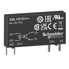 SSL1D101BD - Твердотельное реле DC (1-фазное, 0.1А, 16-30VDC/1-48VDC) Schneider Electric