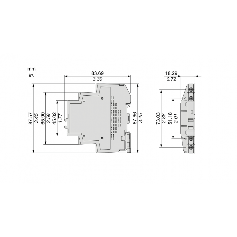 SSM1D212BD - Твердотельное реле DC (1-фазное, 12А, 4-32VDC/1-60VDC) Schneider Electric