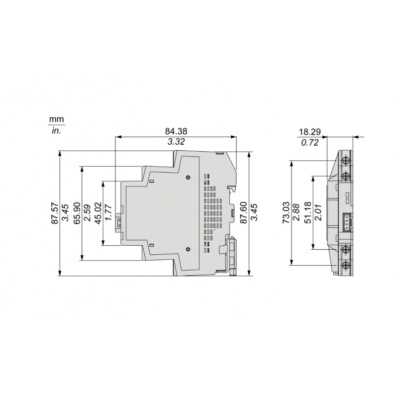 SSM2A16BDR - Твердотельное реле мгновенного переключения (2-канальное, 6А, 4-32VDC/24-280VAC) Schneider Electric