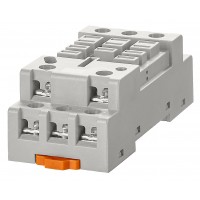 Гнездо для DIN-монтажа с винтовыми зажимами, 11 pin, Ie-25 A, для 3-полюсных реле RMX, Schrack (RMX78705)