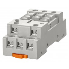 RMX78705 - Гнездо для DIN-монтажа с винтовыми зажимами, 11 pin, Ie-25 A, для 3-полюсных реле RMX, Schrack