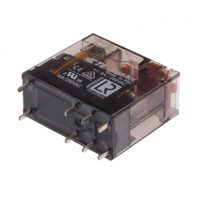 XT484T30 - Промежуточное реле XT, 2 C/O, Ie-8 A, Uc-230 В AC, шаг 5 мм, Schrack