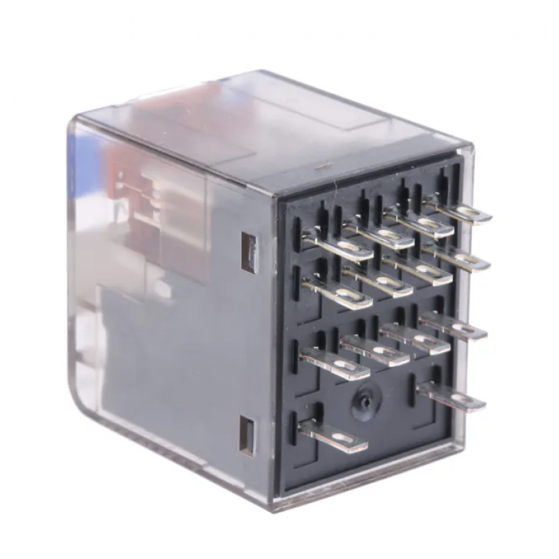 PT570524 - Миниатюрное реле PT, 4 C/O, Ie-6 A, Uc-24 В AC, кнопка тест, Schrack