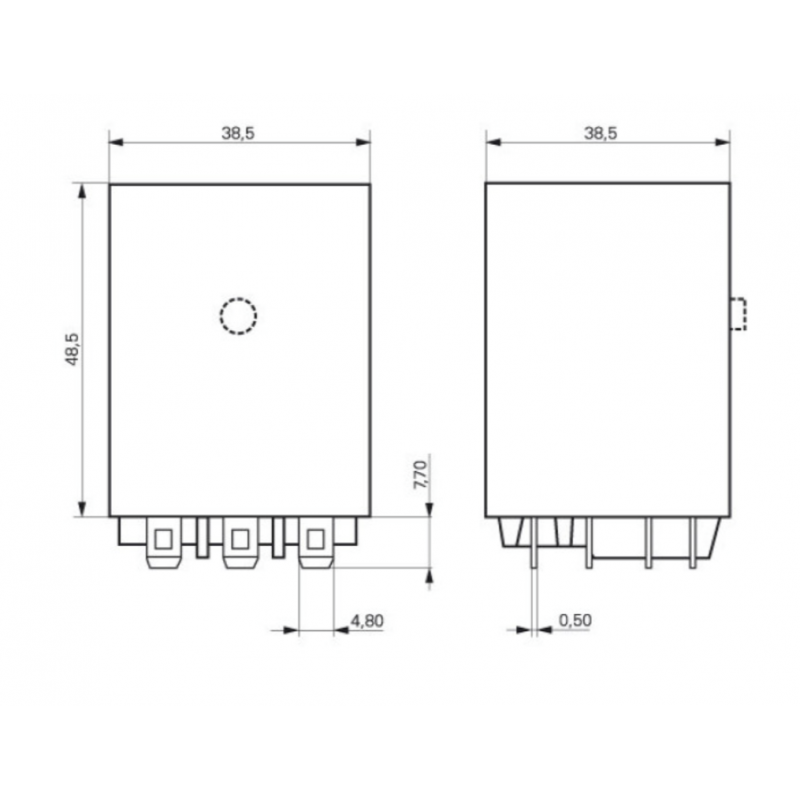 RMD05024 - Промежуточное реле RMD, 3 NO, Ie-30 A, Uc-24 В DC, Faston250, Schrack