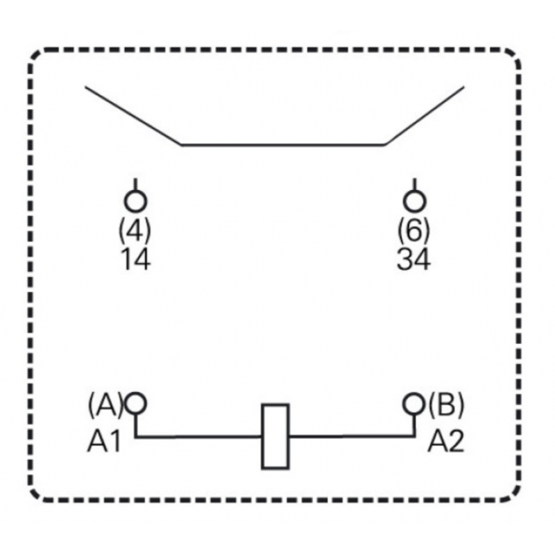 RMD05024 - Промежуточное реле RMD, 3 NO, Ie-30 A, Uc-24 В DC, Faston250, Schrack
