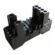 YPT78702 - Гнездо для DIN-монтажа с винтовыми зажимами, для реле PT2, 2 C/O, Ie-12 A, Schrack