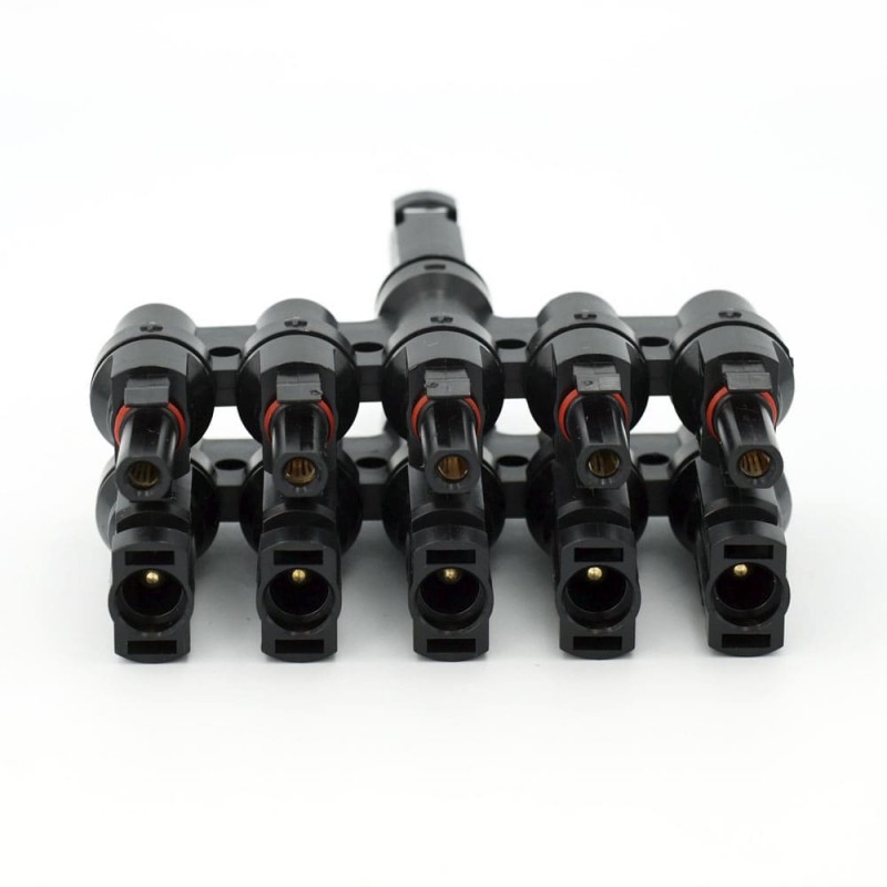 Коннектор MC4, разветвитель T6, 6 мм², 1000 В DC, In-30 А, IP67, TAKEL (507020)