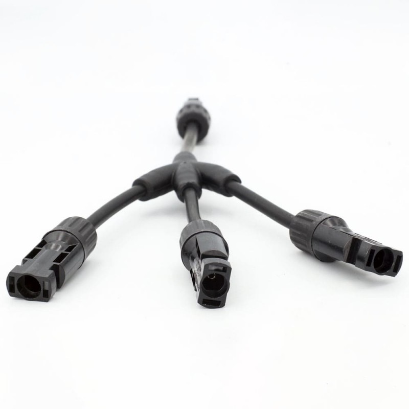 Коннектор MC4, разветвитель Y4, 6 мм², 1000 В DC, In-30 А, IP67, TAKEL (507026)