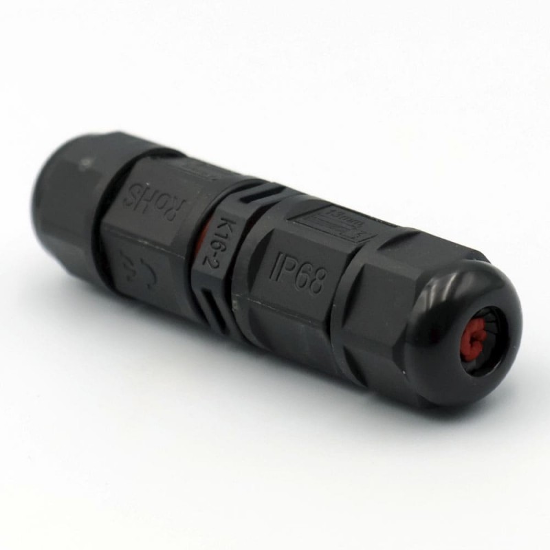 Коннектор влагозащищенный K16, на 2 pin, IP68, TAKEL (507032)
