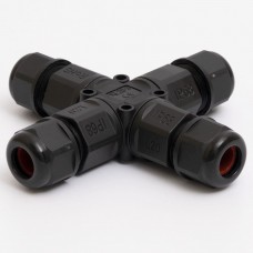 Коннектор влагозащищенный X-образный XL20, на 3 pin, IP68, TAKEL (507048)