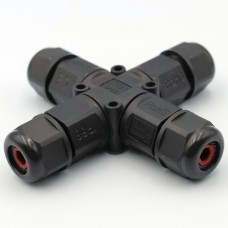 Коннектор влагозащищенный X-образный XK20, на 3 pin, IP68, TAKEL (507148)