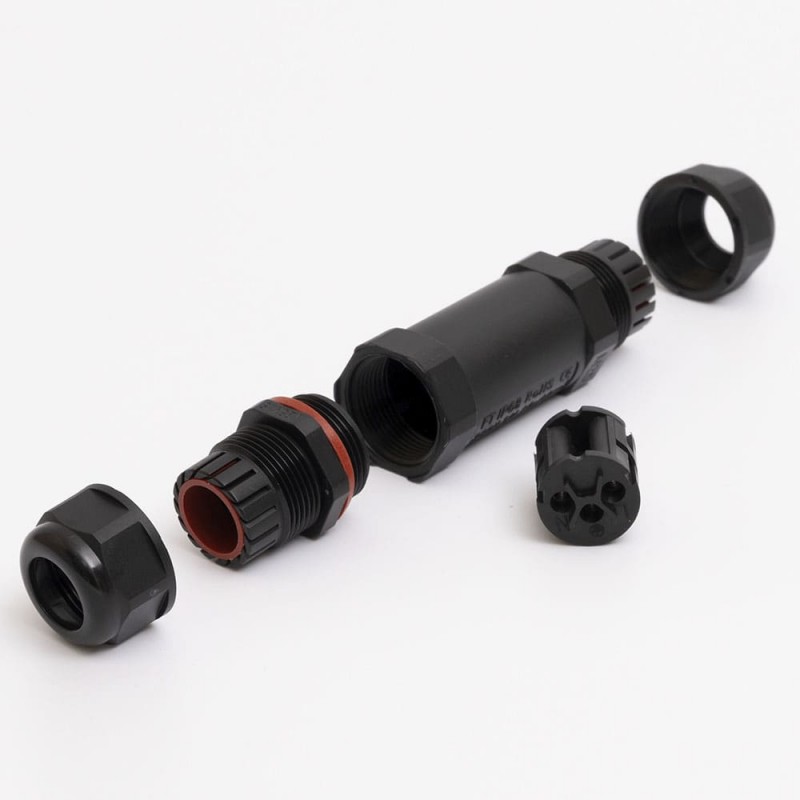 Коннектор влагозащищенный M25, на 3 pin, IP68, TAKEL (507164)