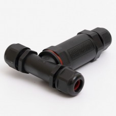 Коннектор влагозащищенный T-образный TM25S, на 3 pin, IP68, TAKEL (507169)