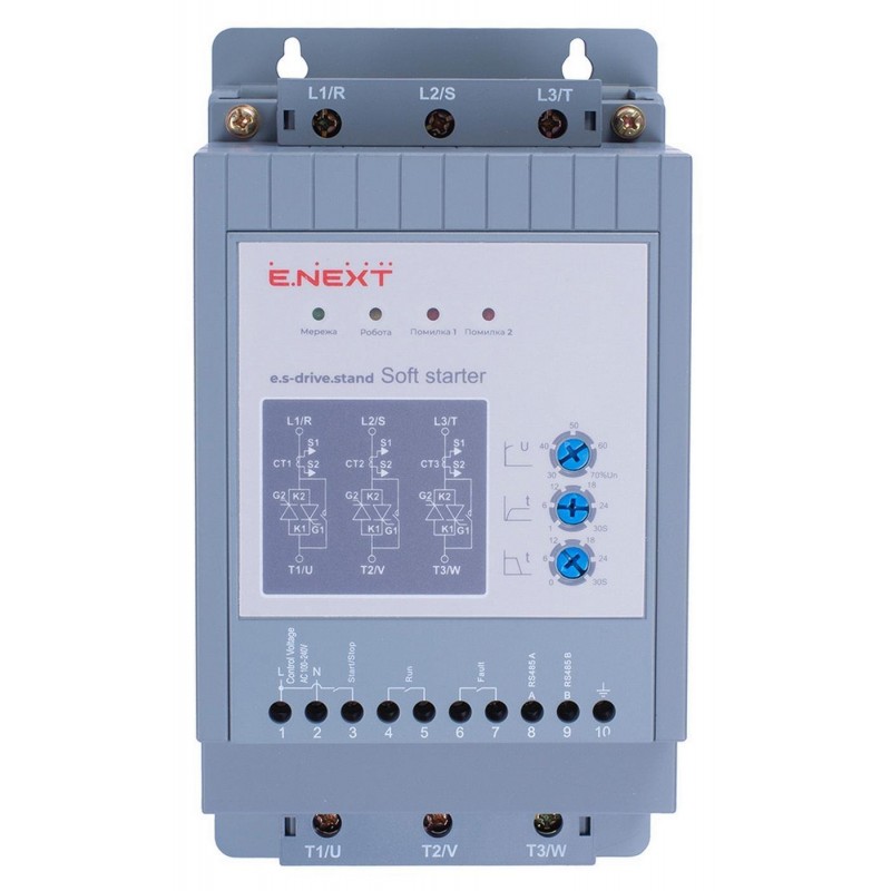 s084004 - Устройство плавного пуска 5.5 кВт, 220В 1-фазн., E.NEXT e.s-drive.stand.5R5s