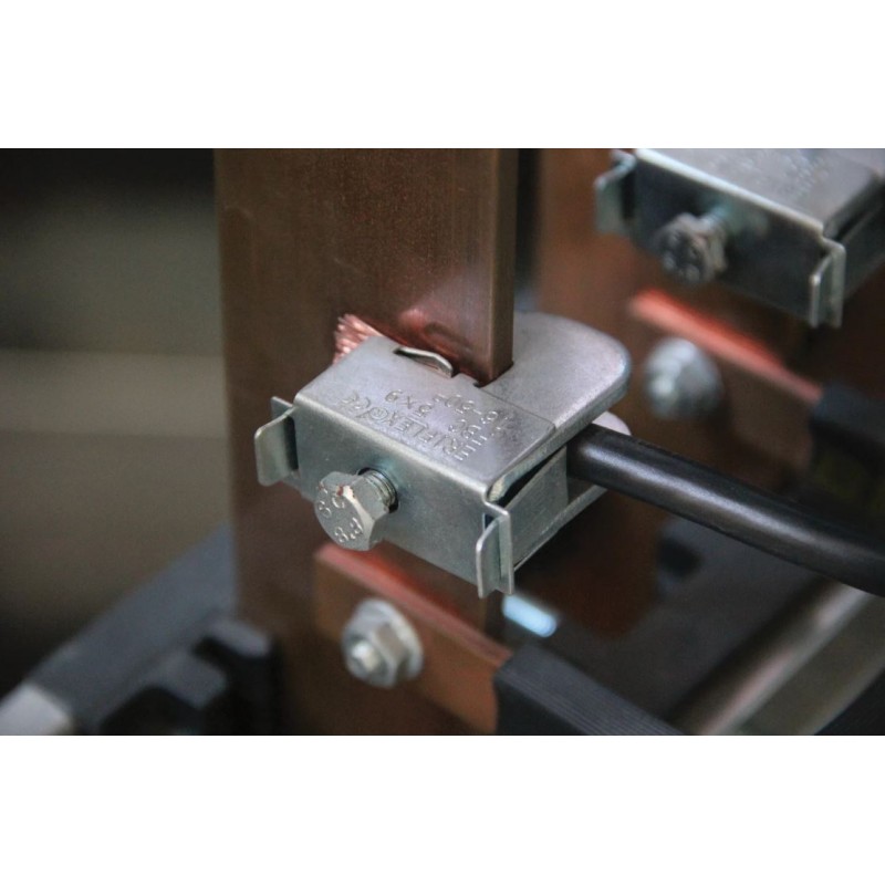 Шинный разъем FВС 5x4 мм для подключения кабеля 1-4 мм² к шине 5 мм, nVent Eriflex (553405)