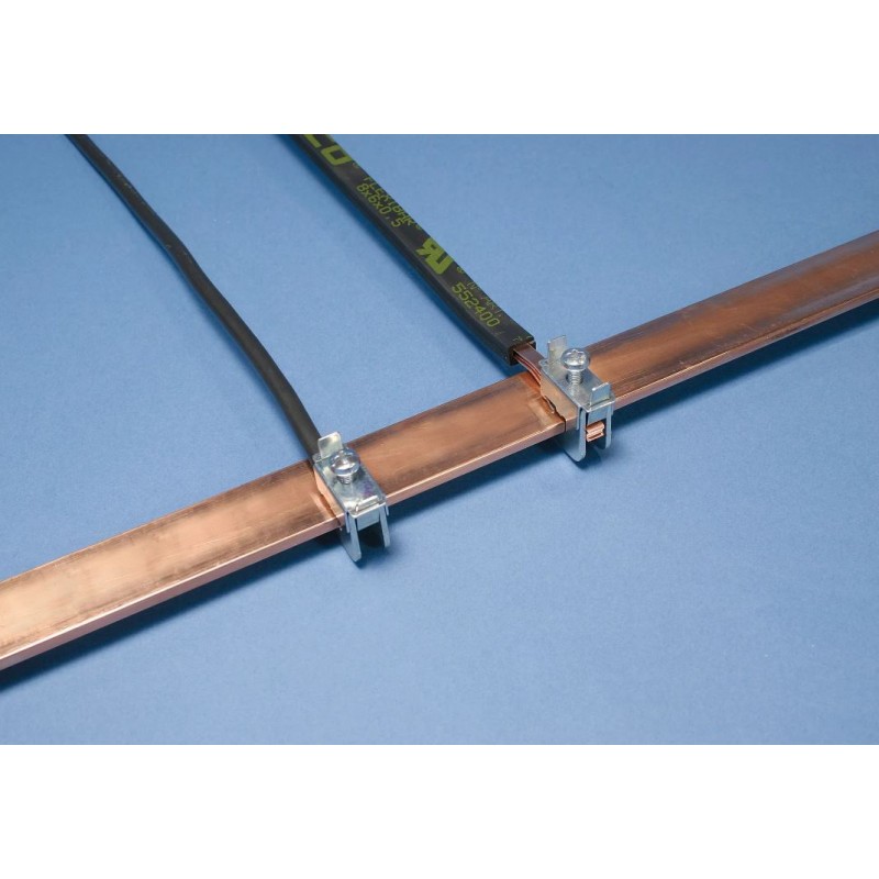 Шинный разъем FВС 5x4 мм для подключения кабеля 1-4 мм² к шине 5 мм, nVent Eriflex (553405)