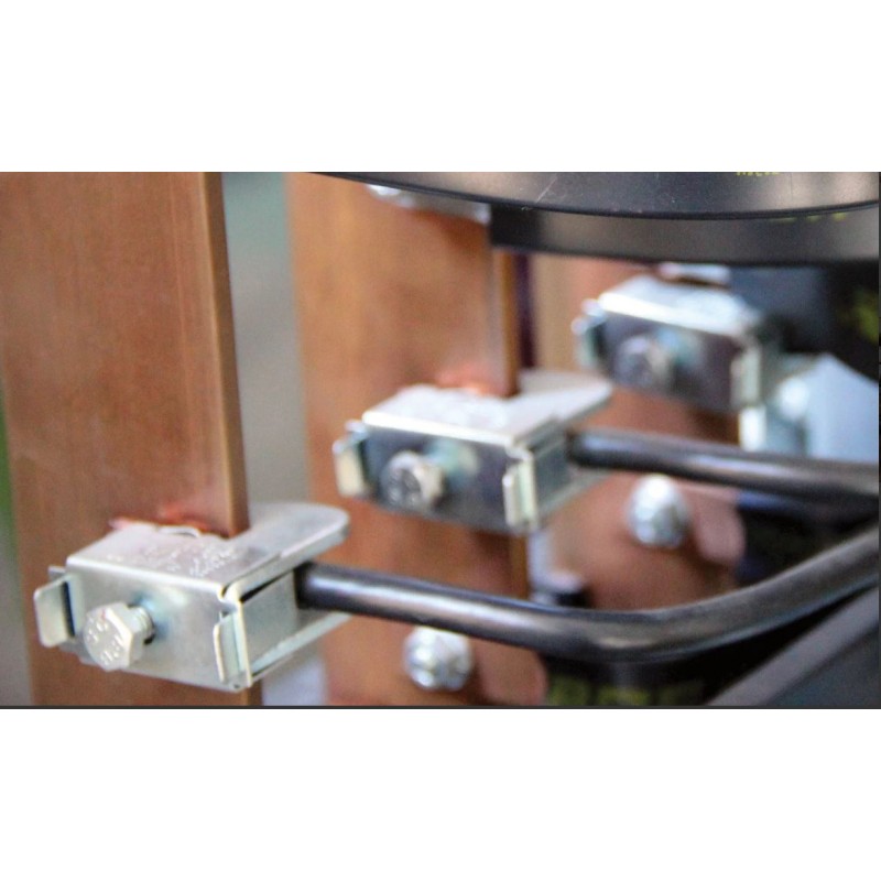 Шинный разъем FВС 5x4 мм для подключения кабеля 1-4 мм² к шине 5 мм, nVent Eriflex (553405)