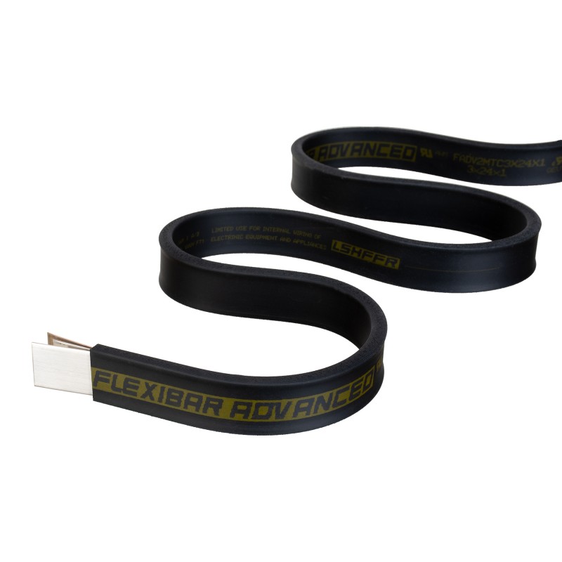 Шина гибкая медная луженая в изоляции 4х80х1, L-2 м, 1015 A, nVent Eriflex (534049)