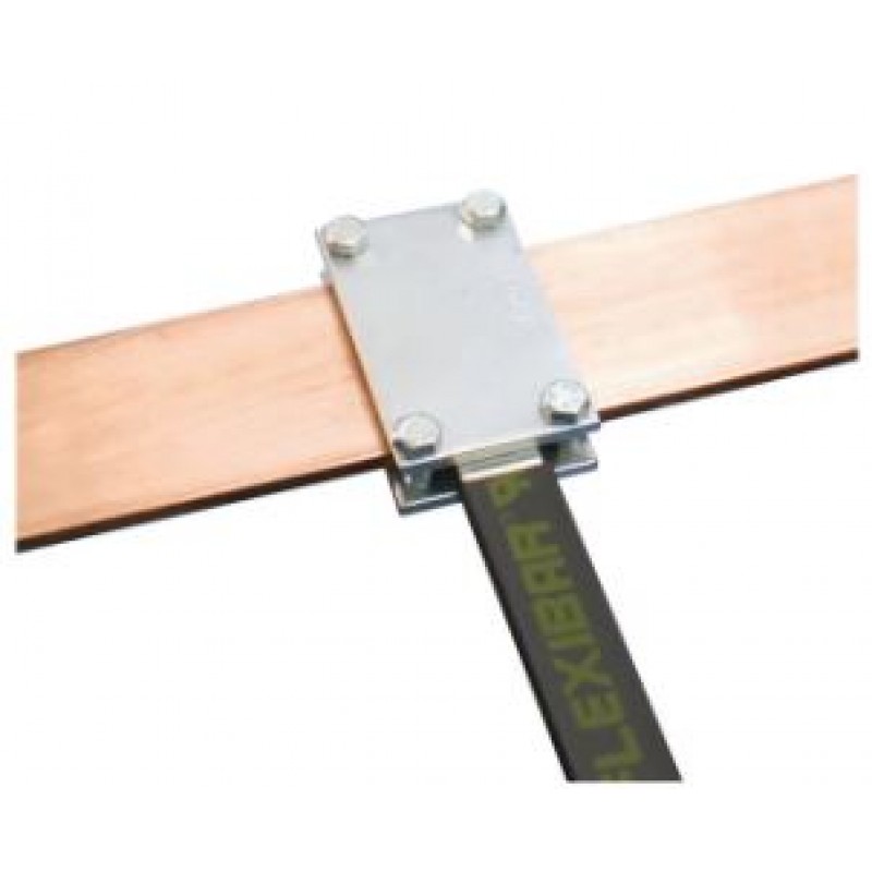 Шинный зажим FC 80х32 мм для соединения шин без сверления (M10), nVent Eriflex (553060)