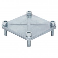 Шинный зажим ВС 63 из рифленой стали (зажимная способность 20 мм), nVent Eriflex (553230)