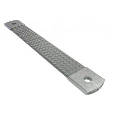 Гибкая плетёная шина, лужёная медь, 50 мм², L-200 мм, d=7 мм, Elexo (ETT 50-30/200-7)